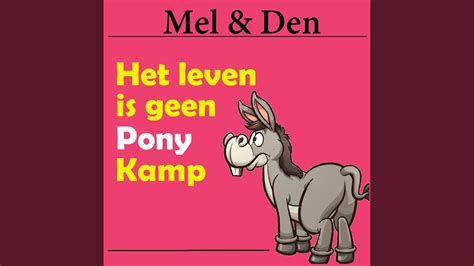 Het Leven Is Geen Ponykamp Karaoke Version Youtube