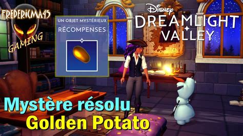 Disney Dreamlight Valley FR Mystère Résolu de la Pomme de terre Dorée