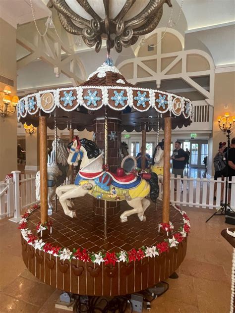 Enjoy A Festive Treat While Viewing Disney Beach Clubs Gingerbread