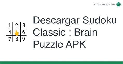 Sudoku Classic Brain Puzzle Apk Android Game Descarga Gratis