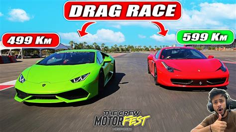 La Ferrari Vs Lamborghini Reventon Drag Race The Crew Motorfest