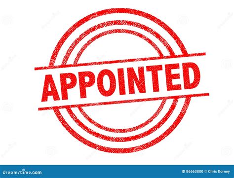 Appointed Rubber Stamp Cartoon Vector CartoonDealer 100641323