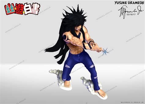 Yusuke Transformation Ghost Fighter Yuyu Hakusho D Model Ztl