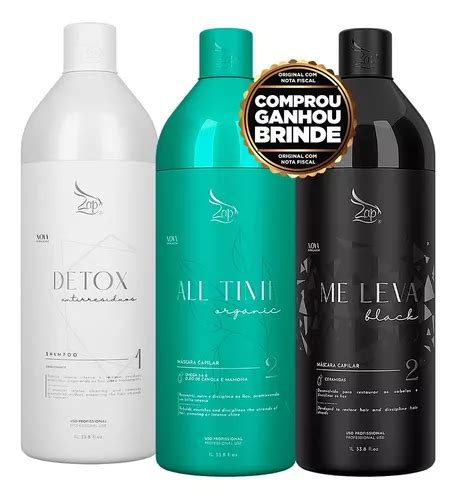 Kit Progressiva Zap Me Leva All Time Organic 1l Brinde