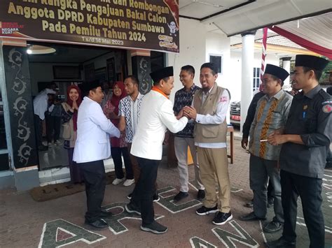 Jadi Partai Pertama PKS Sumbawa Daftarkan 45 Bakal Caleg Ke KPUD