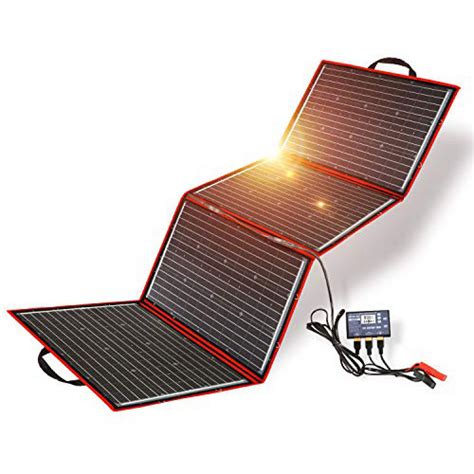 DOKIO Panel Solar Monocristalino Plegable De 200 W 12 V Con