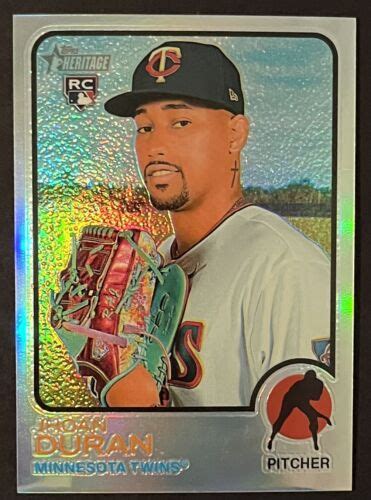 Topps Heritage High Number Jhoan Duran Refractor