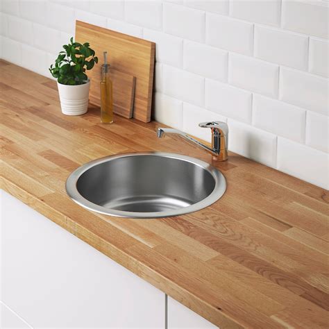 BOHOLMEN sink, stainless steel, 173/4" - IKEA US