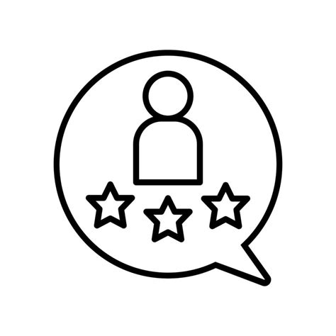 Rating Icon Vector Grade Illustration Sign Review Symbol Comment