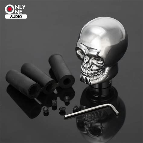 Universal Manual Operation Car Gear Shift Knob Shifter Lever Chrome