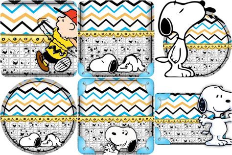 Etiqueta Escolar Snoopy Para Imprimir Arte Para Toda A Festa