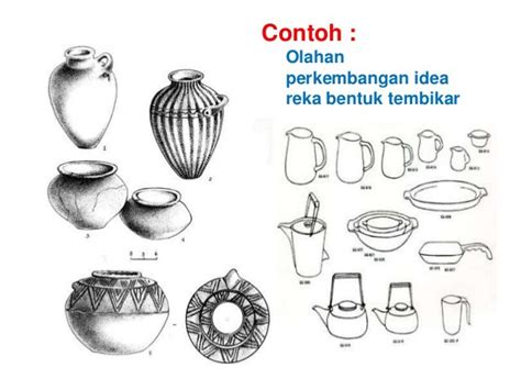 Lukisan Reka Bentuk Tembikar