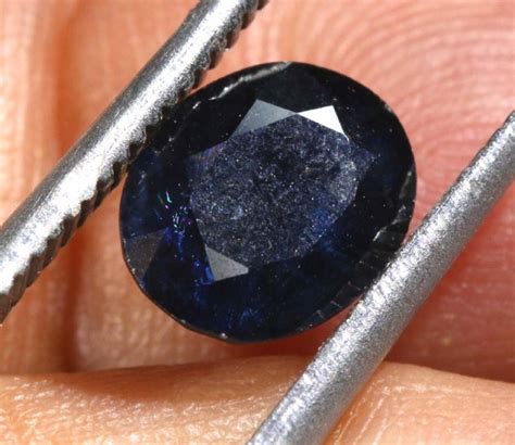 160cts Australian Dark Blue Sapphire Faceted Pg 2101