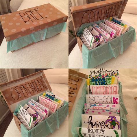 "Open When" Letters for long distance friendship. | Diy gifts for ...