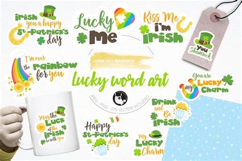 Lucky World Art Graphic by Prettygrafik · Creative Fabrica