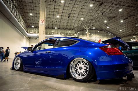 Slammed Blue Honda Accord Coupe At Wekfest Chicago