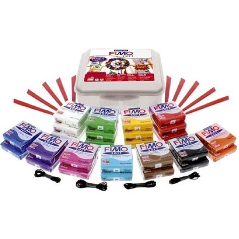 Kit de pâte à modeler STAEDTLER Fimo Soft 26 blocs de 57g 11