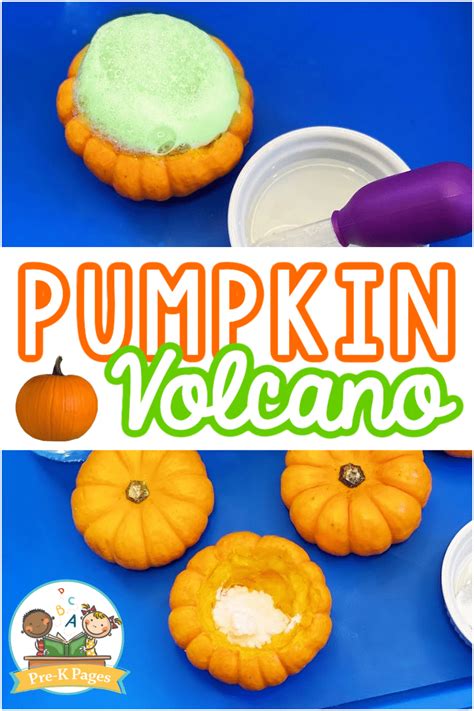 Pumpkin Volcano Science Experiment - Pre-K Pages