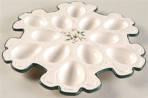 Winterberry Deviled Egg Plate By Pfaltzgraff Replacements Ltd