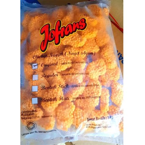 Jual Nugget Crispy Jofrans 1 Kg Shopee Indonesia