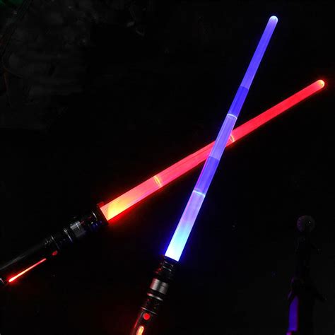 Zygseve Lot De 2 Sabres Laser Pour Enfants Et Adultes Lumière Rgb 7 Couleurs Avec Bruitages