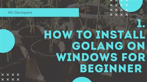 How To Install Golang On Windows For Beginner Youtube