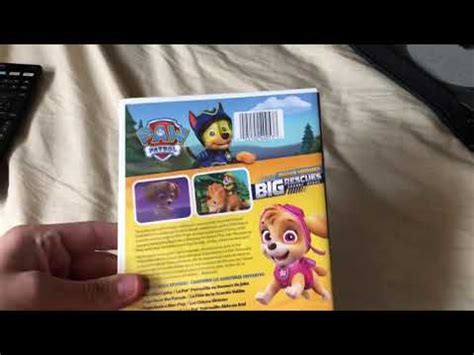 Opening To Paw Patrol Brave Hero Big Rescues Dvd Canadian Copy Youtube