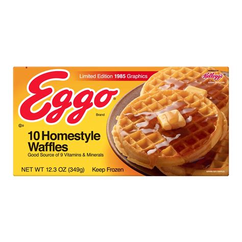 Eggo Homestyle Original Waffles Frozen Breakfast 12 3 Oz 10 Count