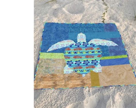 Turtle Applique Sea Turtle Quilt Pattern Sandy The Sea Turtle Fusible