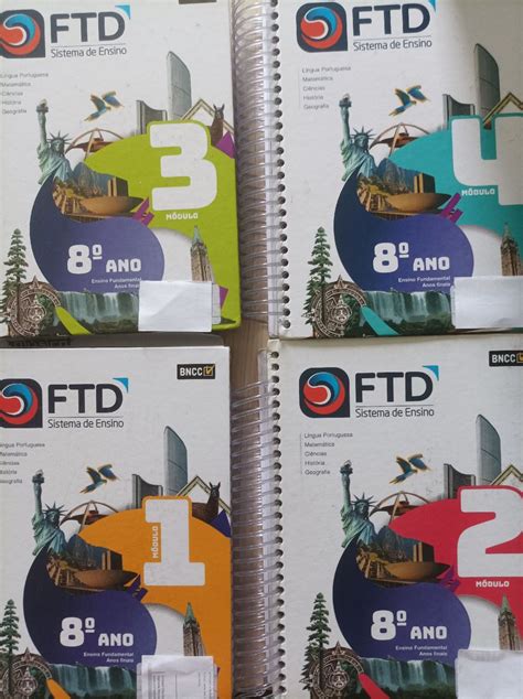 Kit Livros Ano Ftd Usado Livro Ftd Usado Enjoei