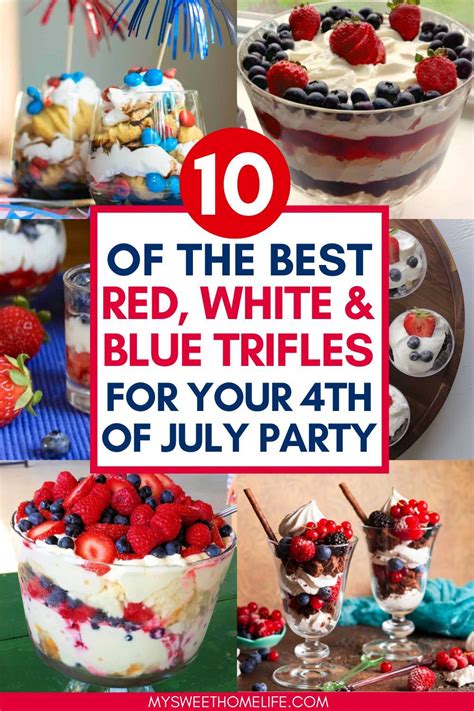 Red White And Blue Trifle Recipes In Trifle Recipe Patriotic