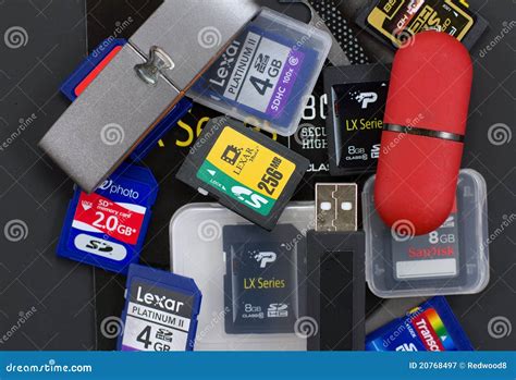 Digital Storage Devices Editorial Photography - Image: 20768497