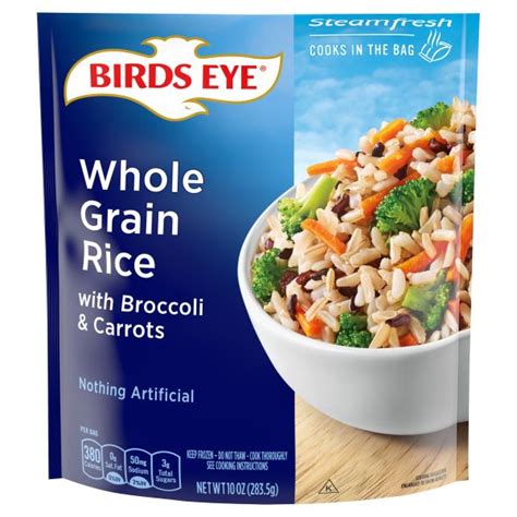 Birds Eye Steamfresh Whole Grain Rice With Broccoli Carrots Publix