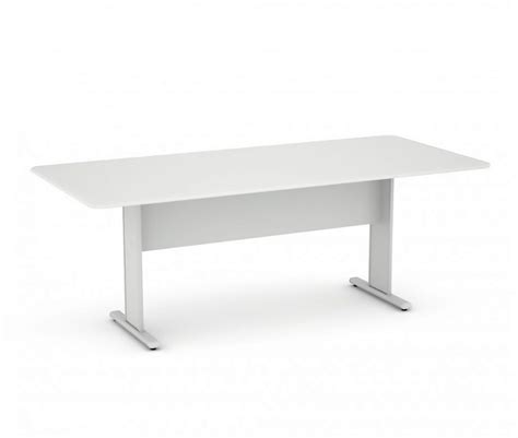 Mesa Para Escritorio De Reuniao Retangular Maxxi Pandin Cinza M