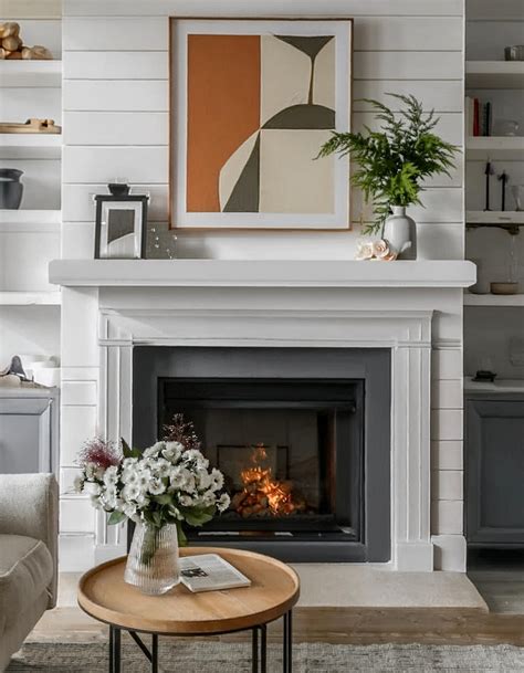 Unique Sophisticated Fireplace Mantel Decor Ideas - Julie Ann Art