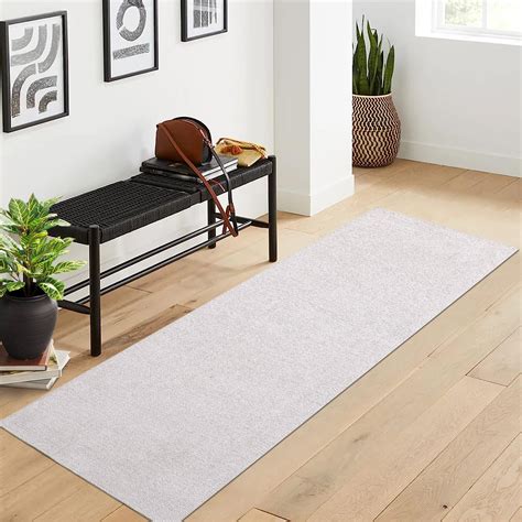 HOMERRY Washable Runner Rug 2' x 6' Modern Long Entryway Rug Solid ...