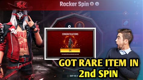 Rocker Spin Free Fire New Event Rocker Spin Got Rare Item In 2nd Spin 🤪🤪 New Rocker