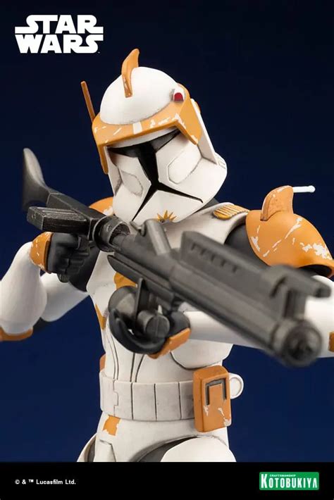 Star Wars The Clone Wars Artfx Commander Cody Szobor Figura Cm