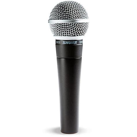 Shure Sm58 Dynamic Vocal Microphone Musicians Friend