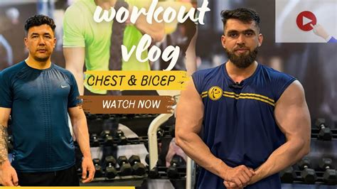 Complete Vlog Chest And Biceps Workout Masho Fitness Gym Vlog 02