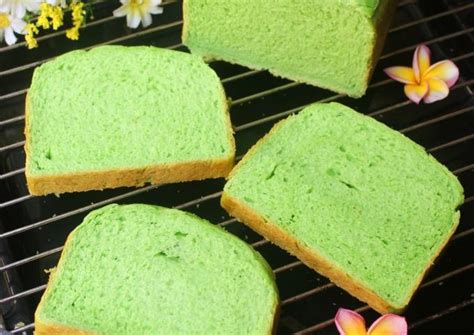 Resep Roti Tawar Pandan Homemade Tanpa Telur Tanpa Susu Tanpa