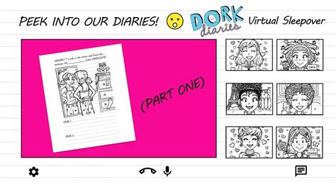 Part One Using The Dork Diaries Omg All About Me Diary For My