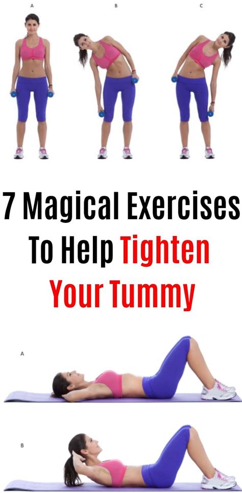 7 Magical Exercises To Help Tighten Your Tummy - Stay Fitting | Tighten ...