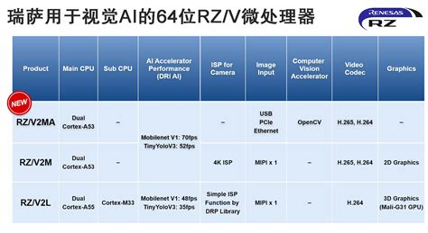 瑞萨电子发布内置视觉AI加速器的RZ V系列器件 实现精确图像识别与多摄像头图像支持 传感器专家网