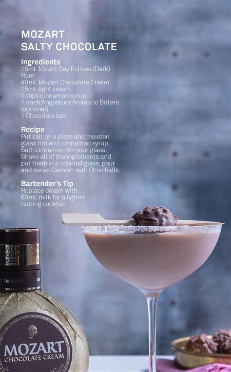 Mozart Salty Chocolate Cocktail Recipe Spirits Platform Recipe