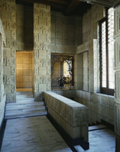 Ennis House Frank Lloyd Wright Textile Block Period Los Angeles