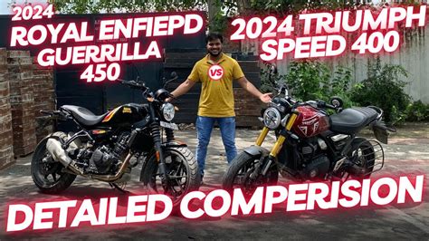 Finally The All New 2024 Royal Enfield Guerrilla 450 VS Triumph