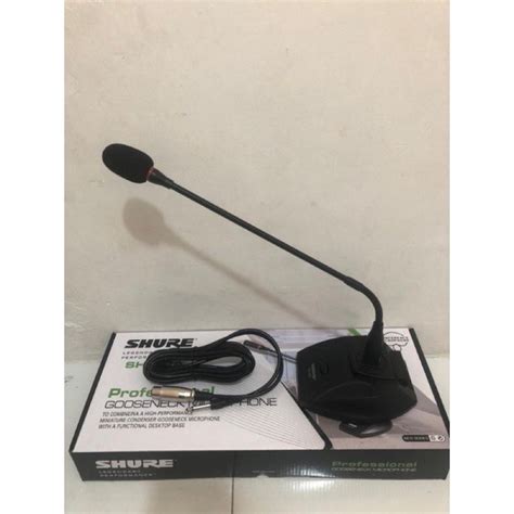 Jual Mic Meja Mic Condensor Podium Shure SH 20 A Gooseneck Microphone