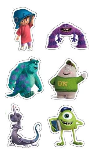 Kit Figuras De Coroplast Personalizado Monsters Inc Cuotas Sin Inter S