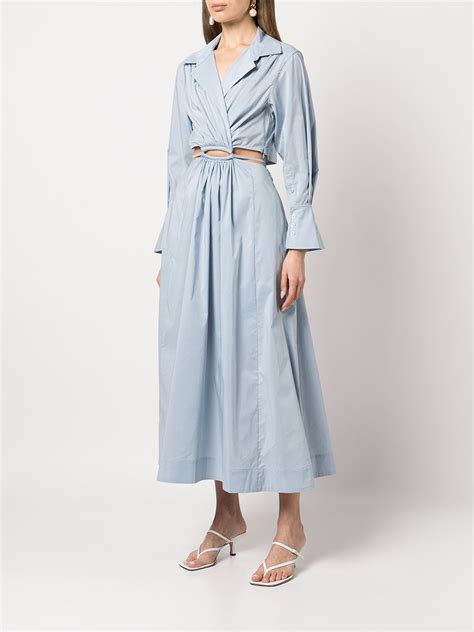 Simkhai Alex Cotton Poplin Shirt Dress Farfetch